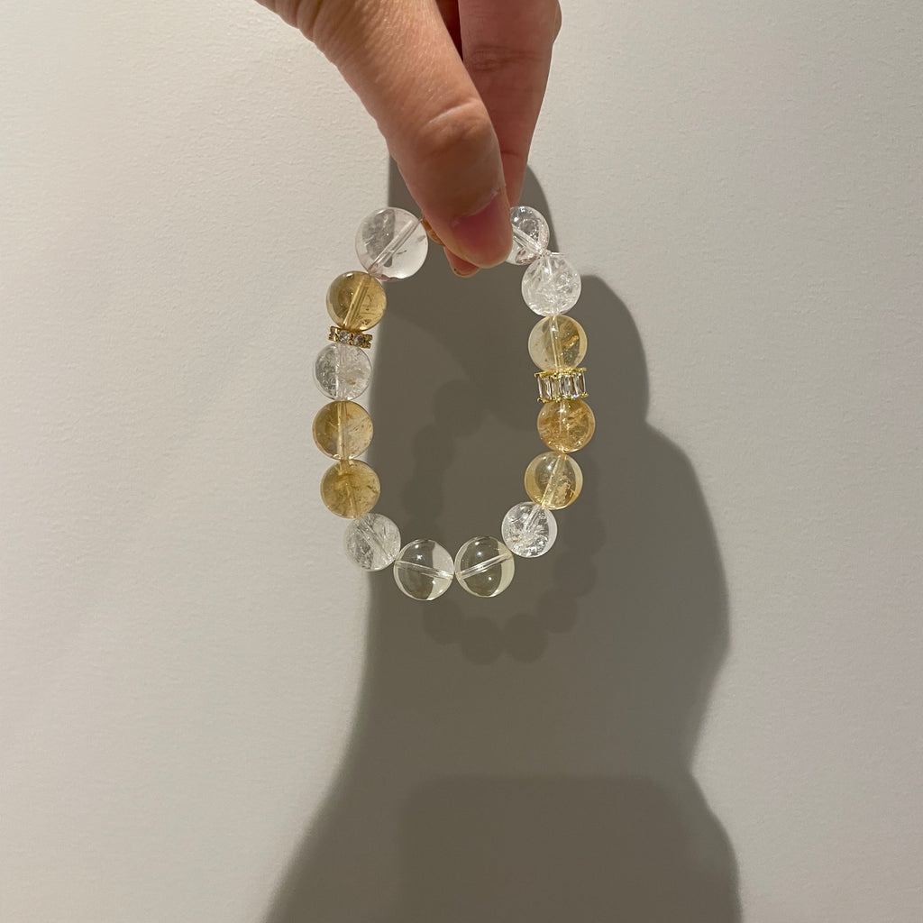 Azeztulite Citrine, Brazilian Citrine, Lemurian Clear Quartz & Azeztulite Clear Quartz