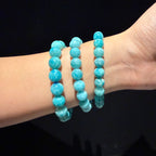 Amazonite Bracelet, 9.5mm / 10mm / 12mm at Aura Crystals Bracelet Online Store