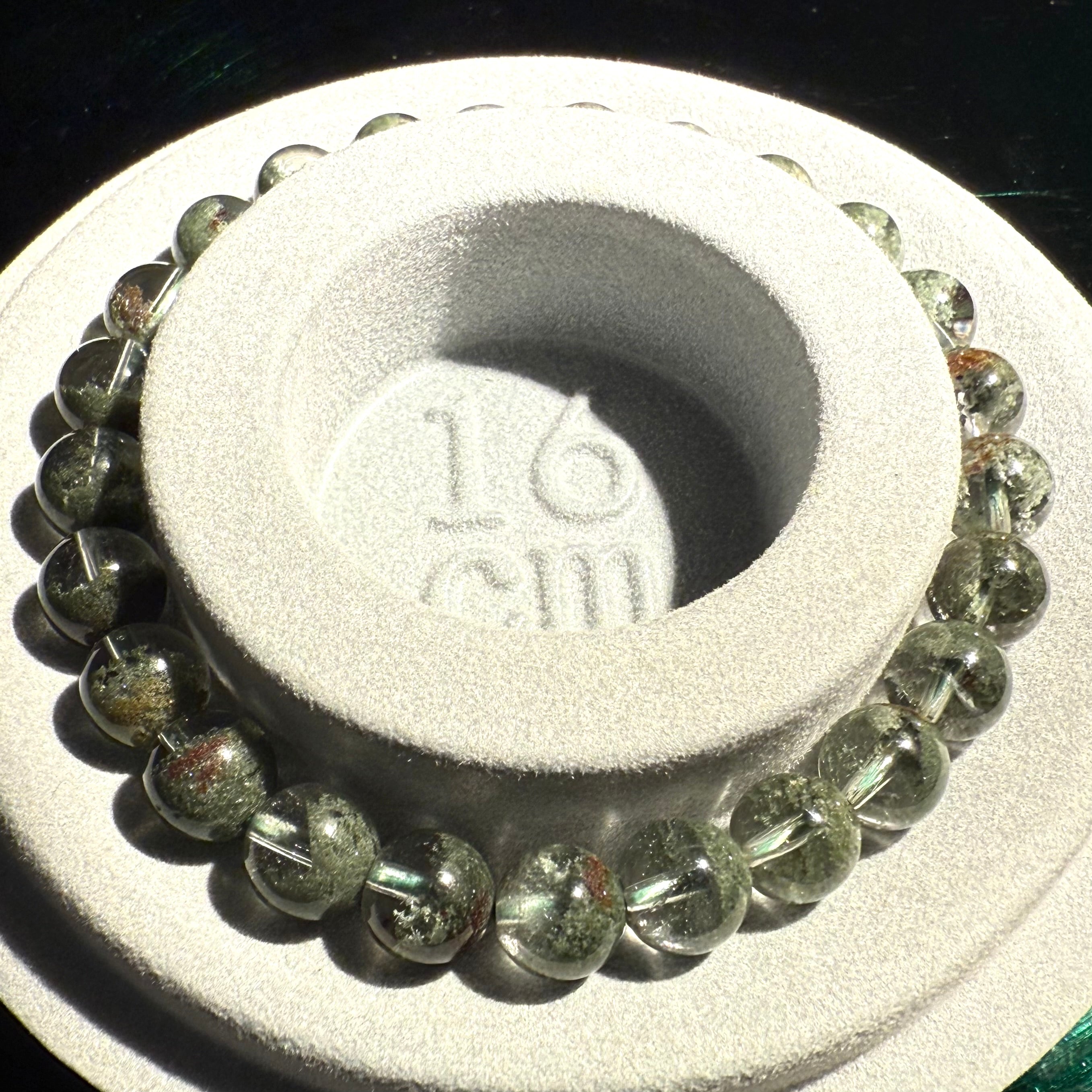 7.5mm-8mm Green Garden Quarts Crystal Bracelet