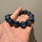 Blue Kyanite 16cm Crystal Bracelet, 11mm/14mm