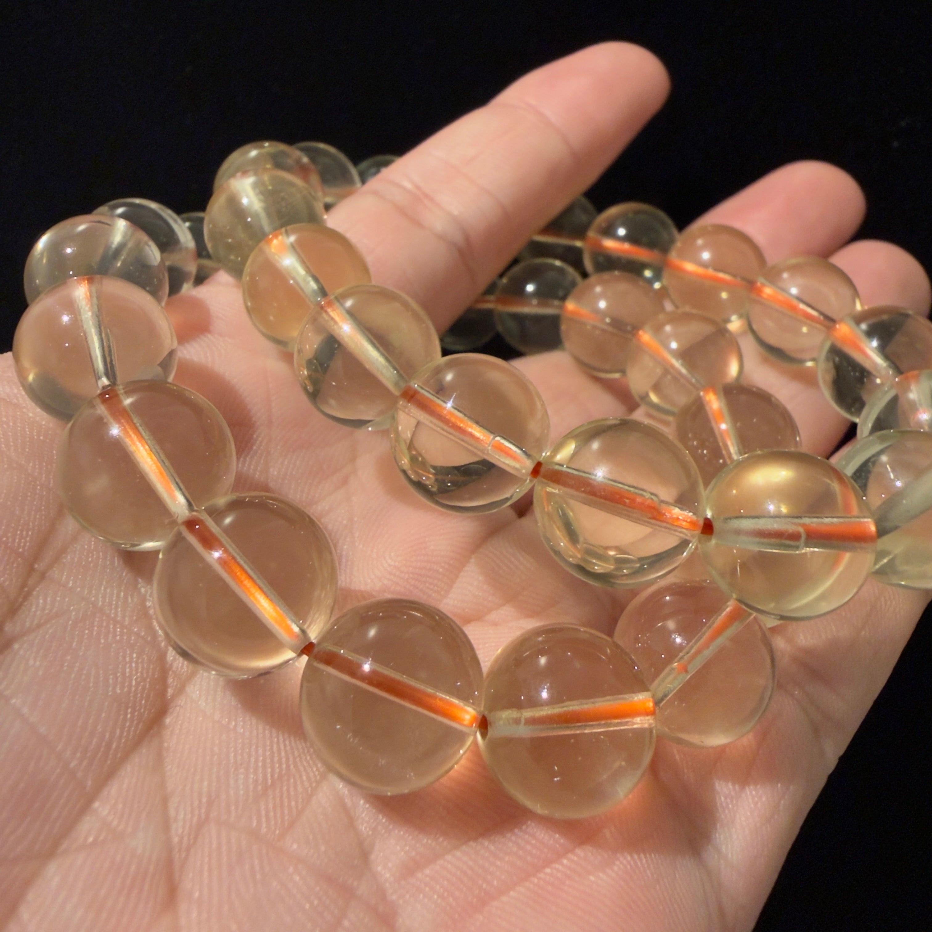 Citrine 17cm Bracelet, 12mm at Aura Crystals Bracelet Online Store