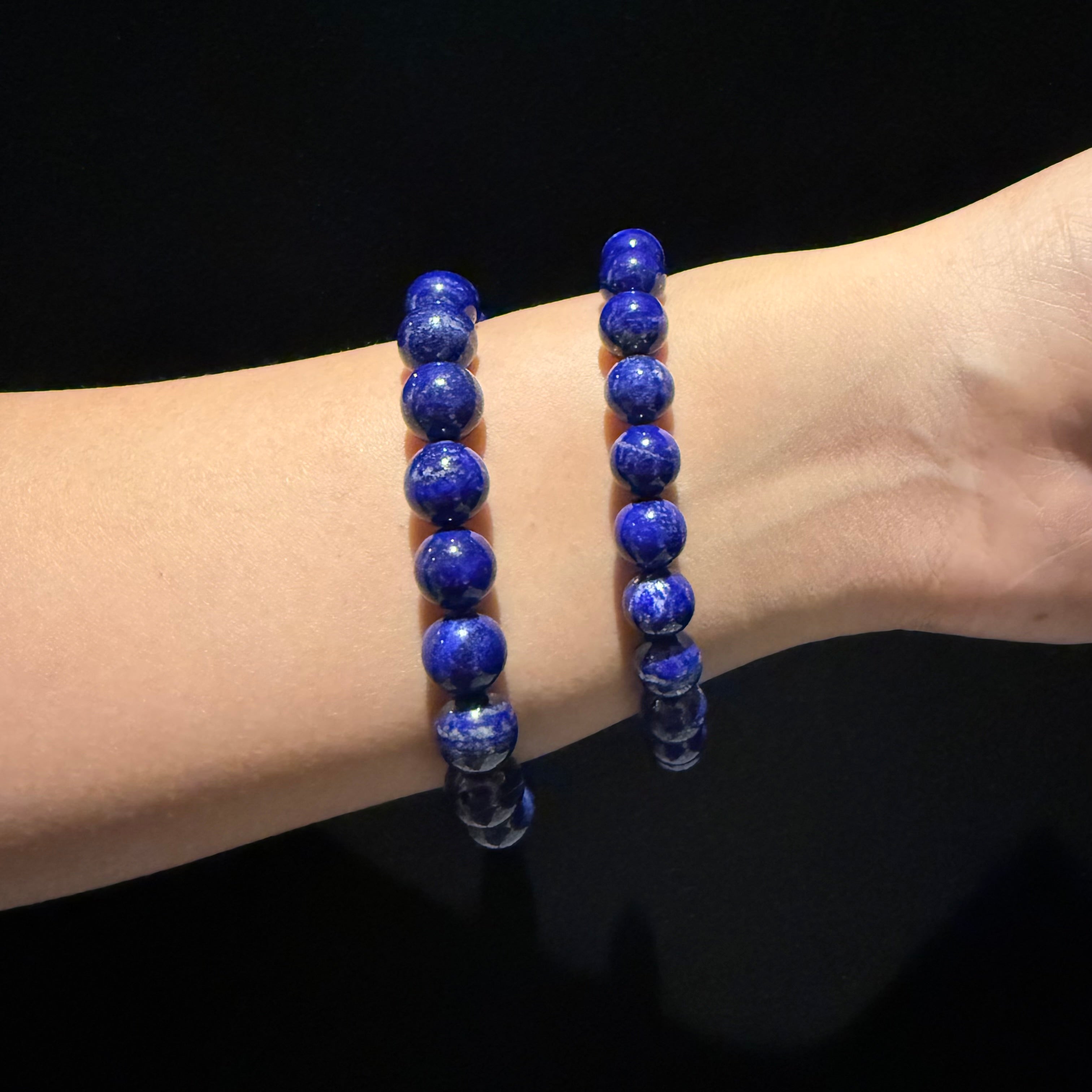 Lapis Lazuli AAA High Grade Beads Bracelet, 9mm/10mm at Aura Crystals Bracelet Online Store