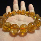 Citrine 17cm Bracelet, 9.5mm/12mm