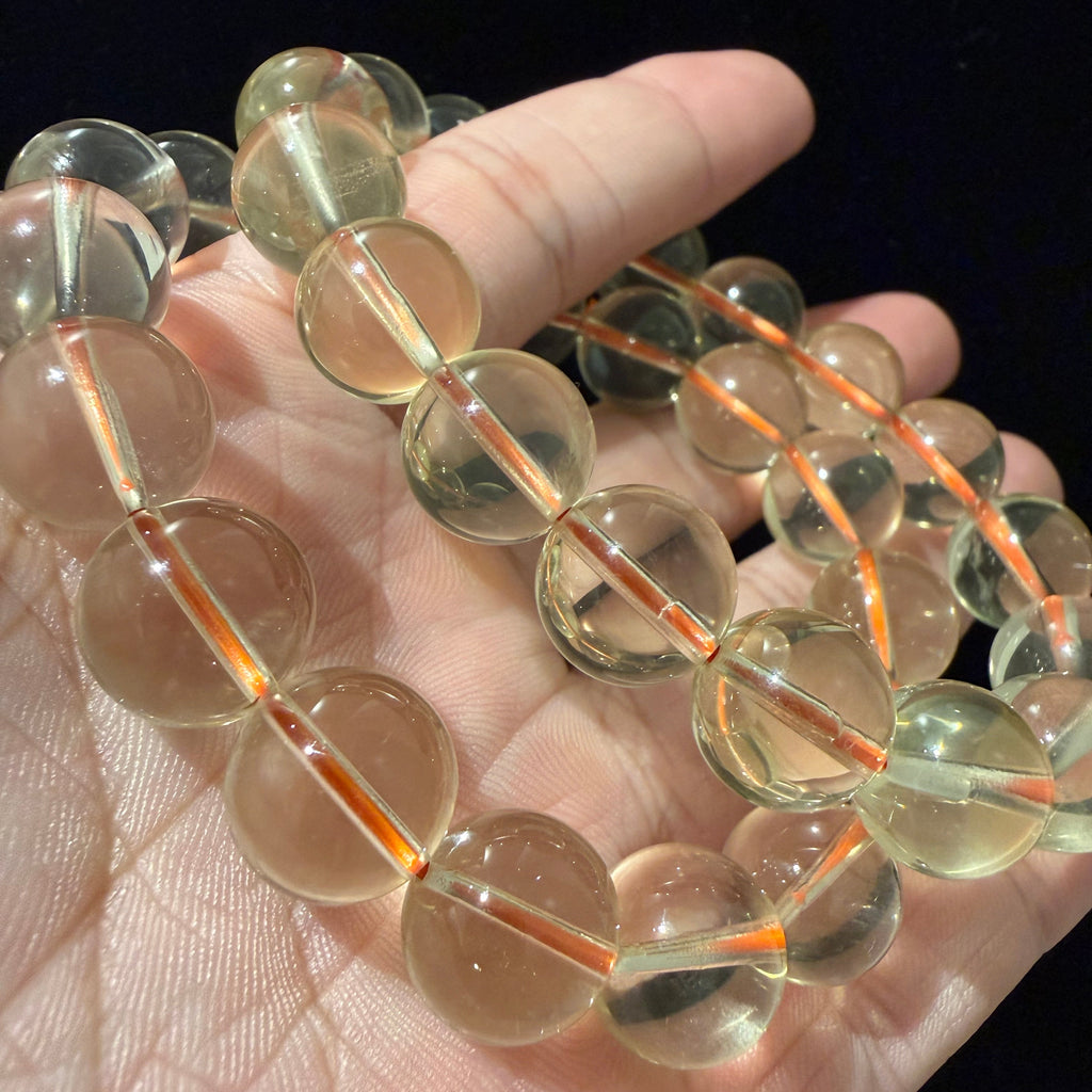 Citrine 17cm Bracelet, 12mm at Aura Crystals Bracelet Online Store