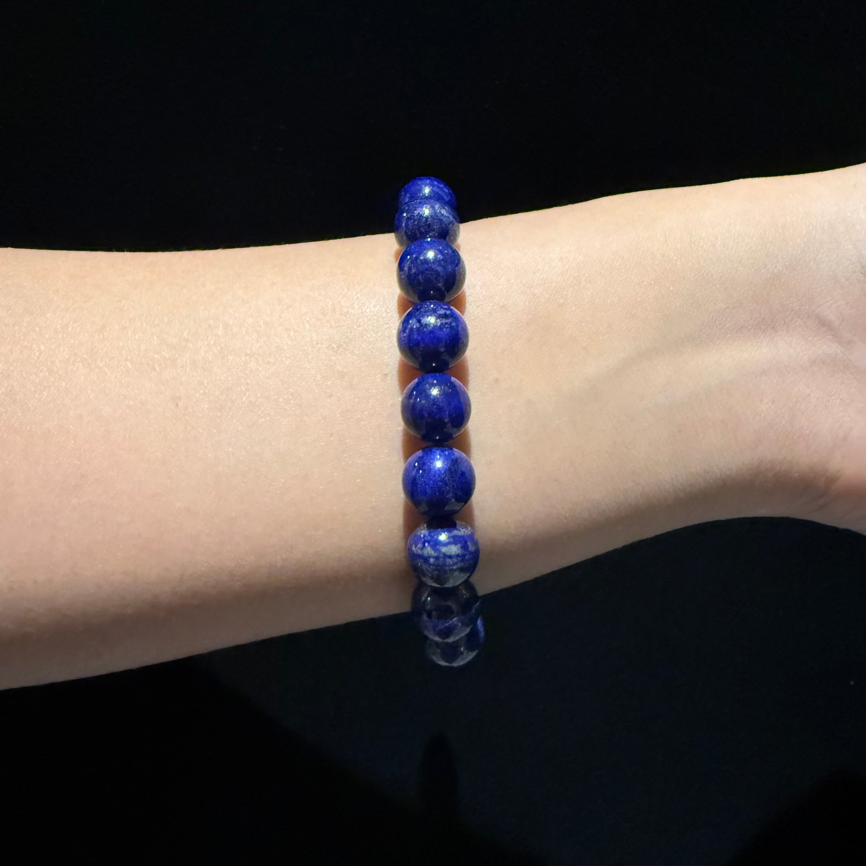 Lapis Lazuli AAA High Grade Beads Bracelet, 9mm/10mm at Aura Crystals Bracelet Online Store