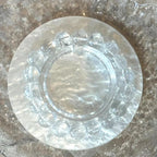 12 mm Clear Natural Azeztulite Quartz Rainbow Play Crystal Bracelet 14-17cm