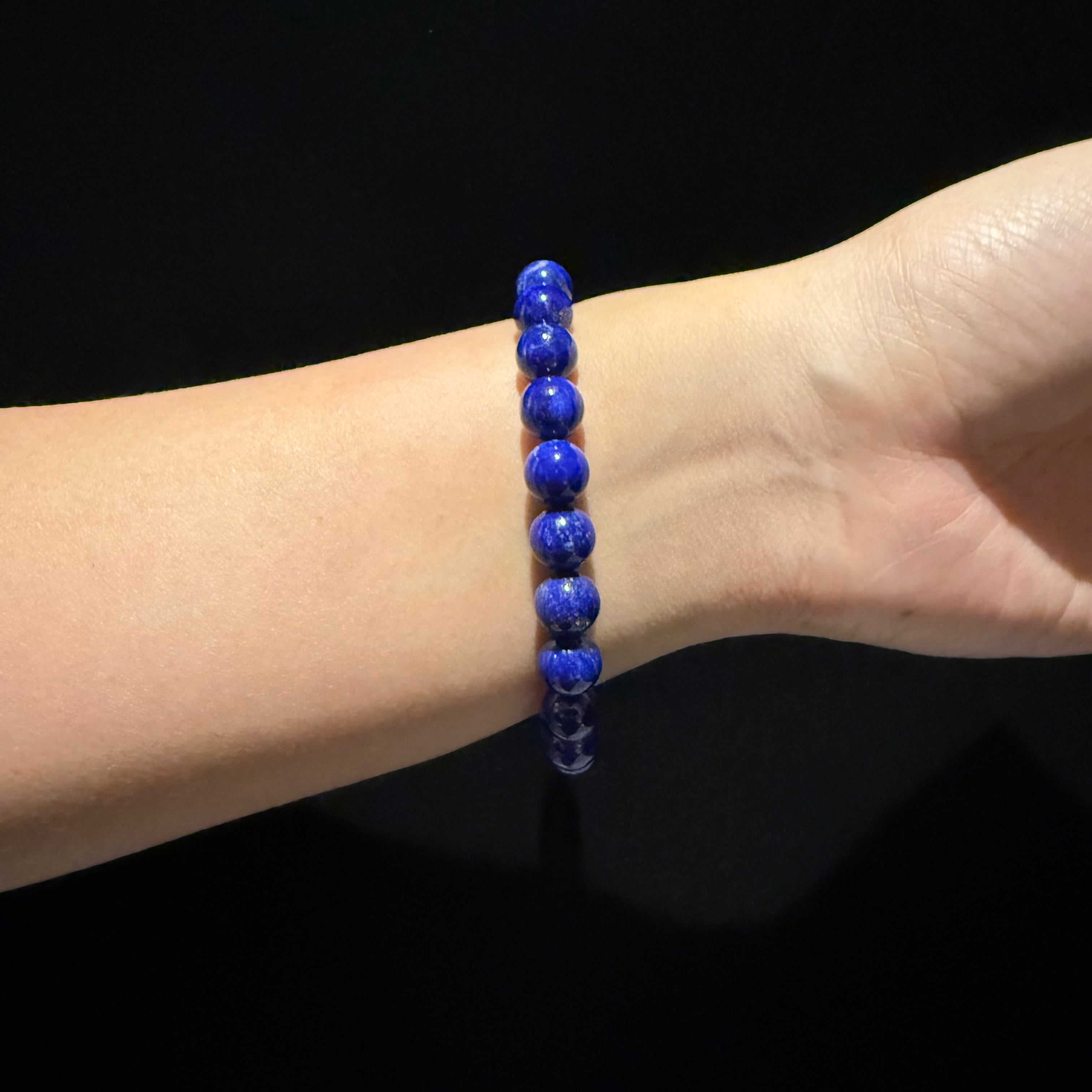 Lapis Lazuli AAA High Grade Beads Bracelet, 9mm/10mm at Aura Crystals Bracelet Online Store
