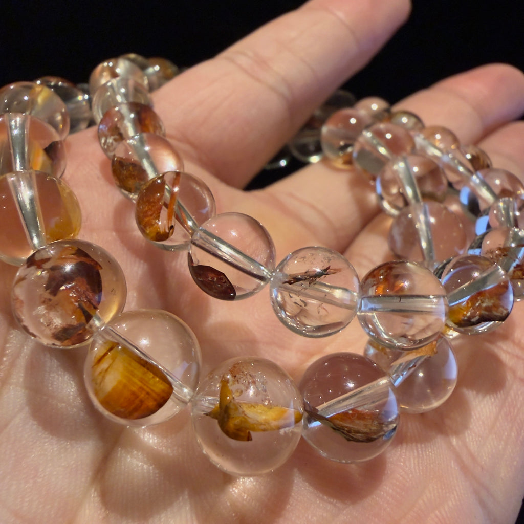 Koi Fish Hematoid Quartz Bracelet, 8mm/9.5mm at Aura Crystals Bracelet Online Store