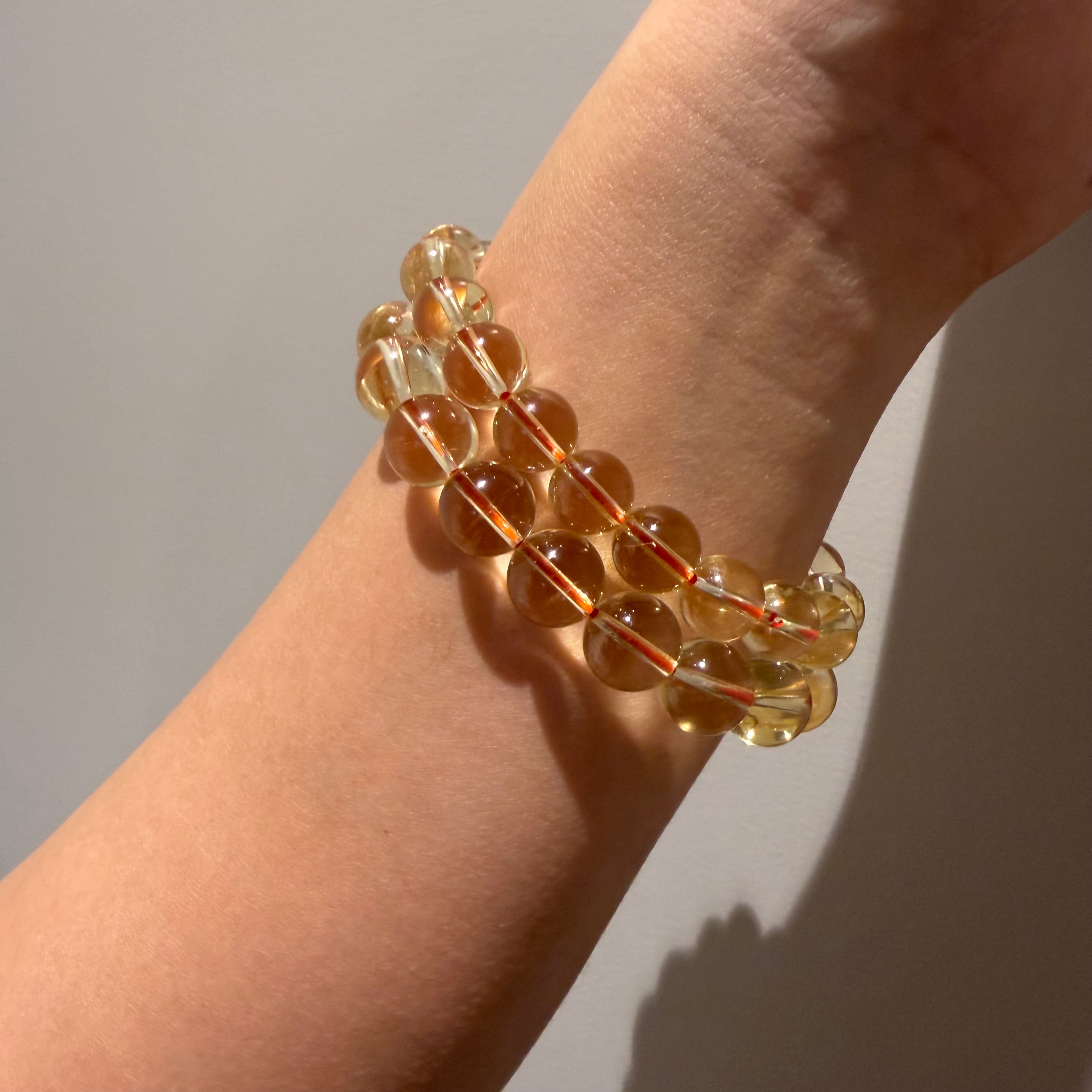 AAA Brazilian Citrine Bracelet, 9.5mm/11mm at Aura Crystals Bracelet Online Store