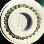 7.5mm-8mm Green Garden Quarts Crystal Bracelet