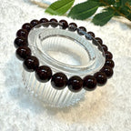 Dark Red Garnet Crystal Bracelet 8.5mm,10mm