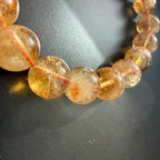 Yellow Azeztulite Quartz Bracelet, 12.5mm