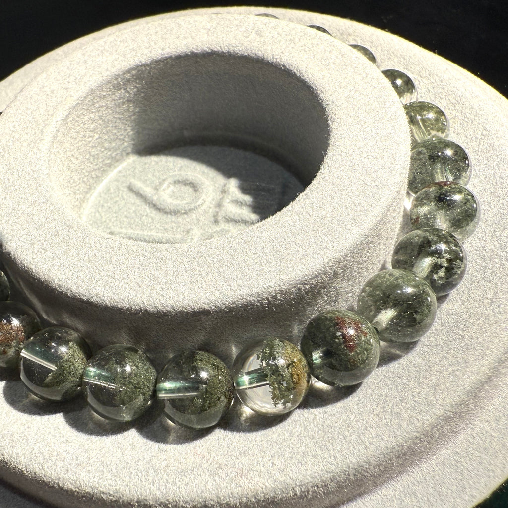 7.5mm-8mm Green Garden Quarts Crystal Bracelet