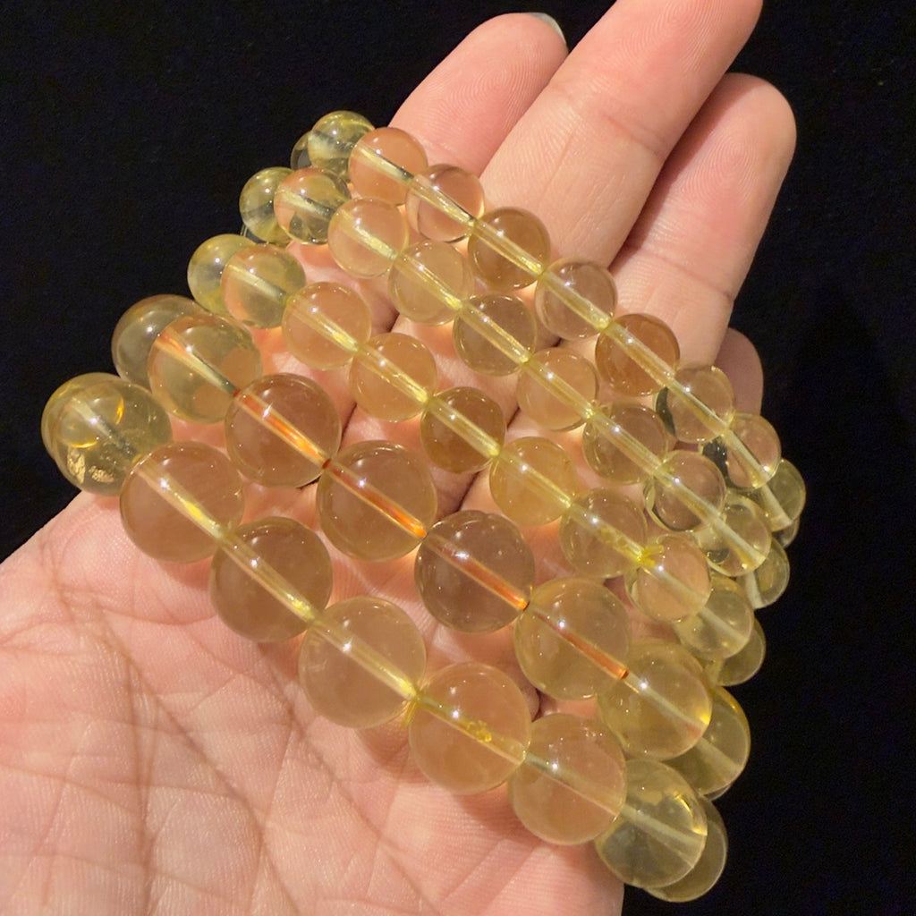 Citrine 17cm Bracelet, 9.2mm/ at Aura Crystals Bracelet Online Store