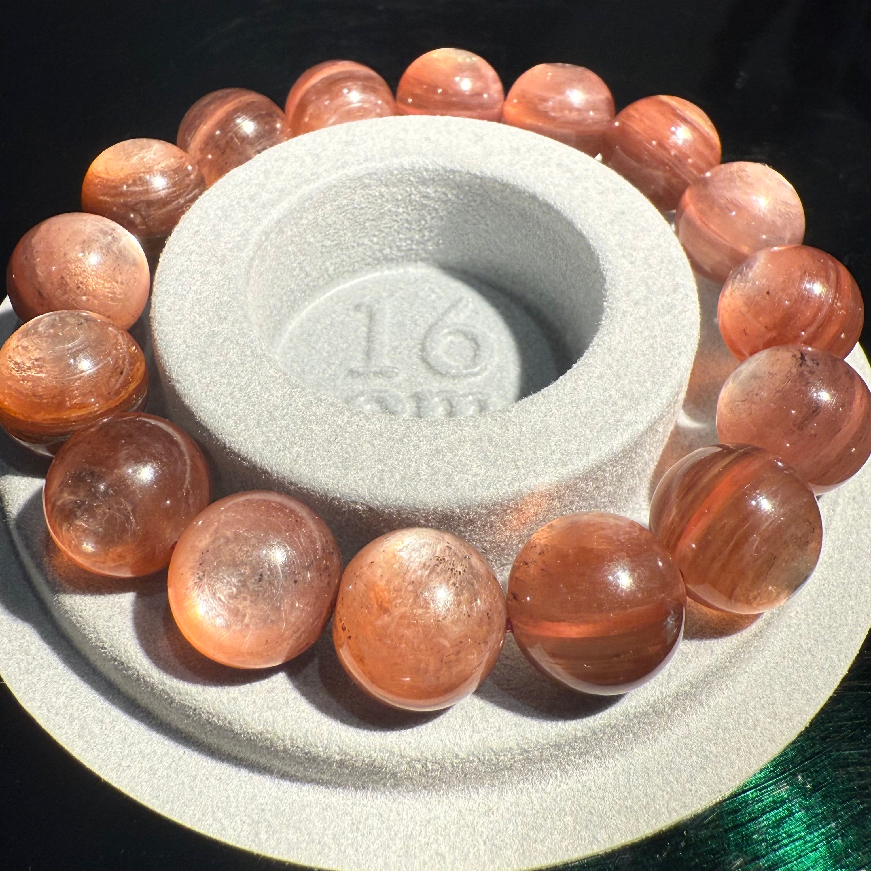 12.5-13mm Pink Lepidolite Gemstone Bracelet