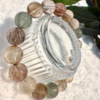 Rabbit Hair Rutilated Bracelet, 11mm-11.5mm