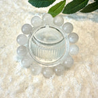 White Rabbit Hair Quartz with Cat’s Eye Effect Crystal Bracelet, 13.5mm