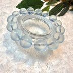 Aquamarine Light Blue Crystal Bracelet, 12.5-13mm