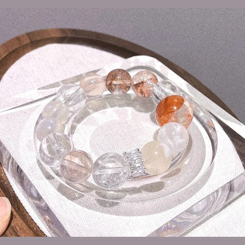 Custom Design Sold Item 12-14mm & 16 mm Premium Crystal Bracelet