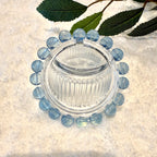 Aquamarine Blue Crystal Bracelet, 8.5-9.0mm