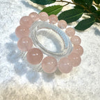 Madagascar Rose Quartz Bracelet, 11.5mm, 13.5mm