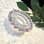 Brazilian Amethyst Crystal Bracelet, 9mm