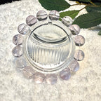 Bolivian Amethyst Crystal Bracelet, 11mm, 14mm