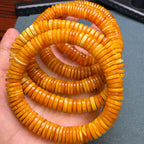 Old Flower Wax Amber tablet-style Bracelet – 10mm+