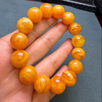 Premium Flower Wax Amber Bracelet – 14mm
