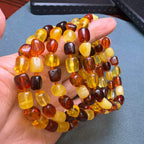 Multi-Colour Beeswax Amber Freeform Bracelet