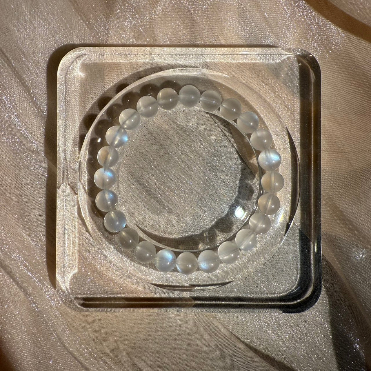 7.5mm-8mm Moonstone Crystal Bracelets