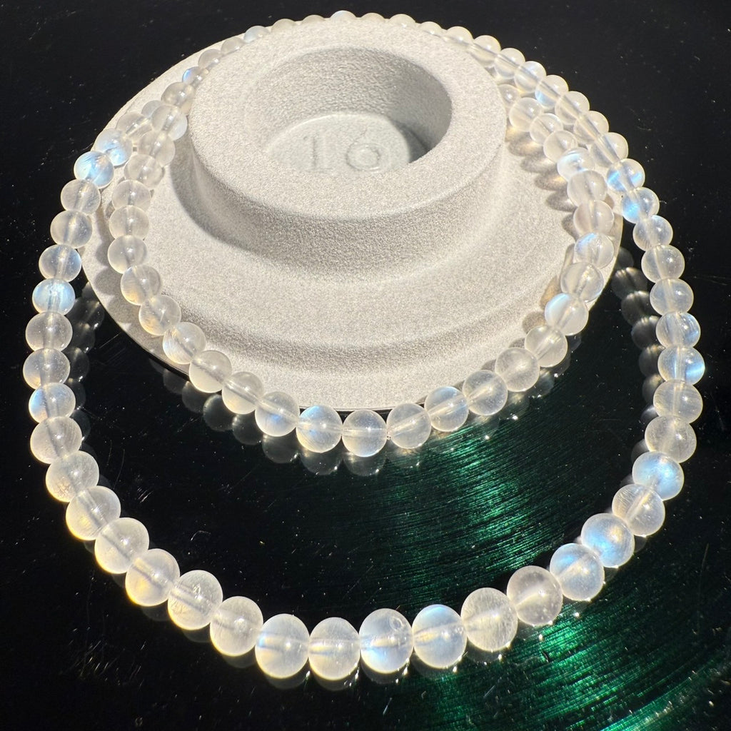 5.5mm - 6mm Blue Moonstone Crystal Bracelets