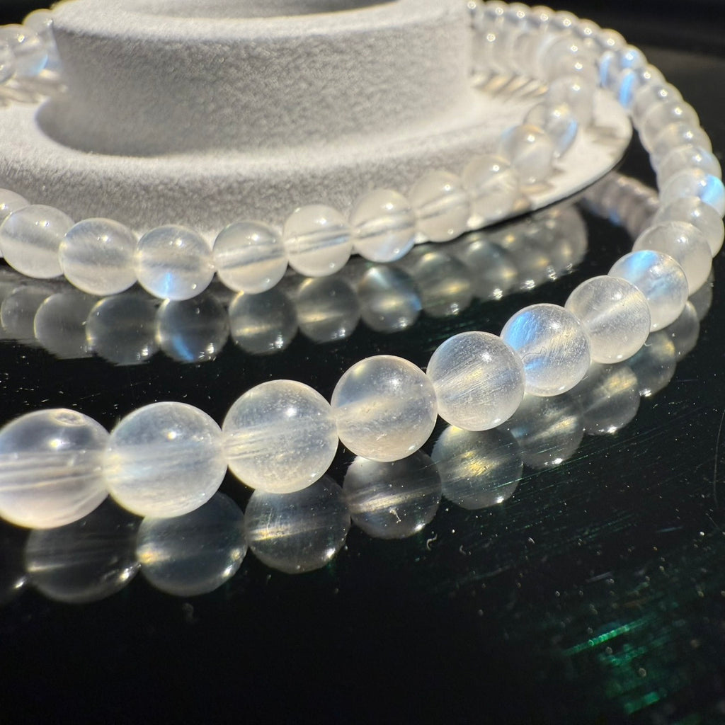 5.5mm - 6mm Blue Moonstone Crystal Bracelets