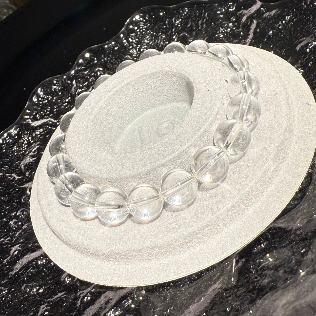 9mm-9.5mm AA Grade Clear Quartz Crystal Bracelets