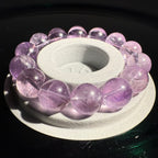 14.5mm - 15mm Azeztulite Amethyst Crystal Bracelet