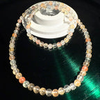 Mixed Color Rutile Quartz Bracelet, 5.5-6mm