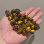 Natural Tiger’s Eye AAA Grade Gemstone 17cm Bracelet, 8mm/10mm/12mm/14mm