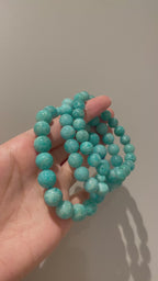 Amazonite Bracelet, 9.5mm / 10mm / 12mm