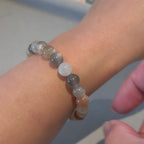 Mixed Moonstone Natural Crystal Bracelet, 8-8.5mm