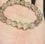 Ice Rabbit Hair Quartz Crystal Bracelet, 9–9.5mm