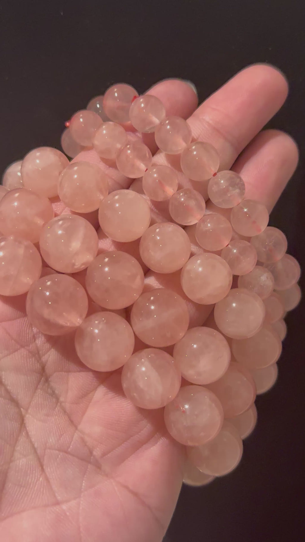 Madagascar Rose Quartz Bracelet, 11.5mm/13.5mm