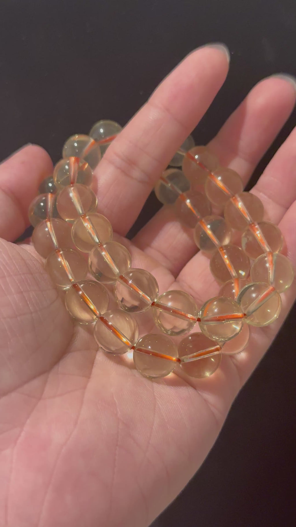 Citrine 17cm Bracelet, 12mm