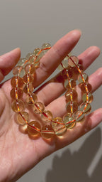 AAA Brazilian Citrine Bracelet, 9.5mm/11mm