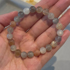 Mixed Moonstone Natural Crystal Bracelet, 8-8.5mm